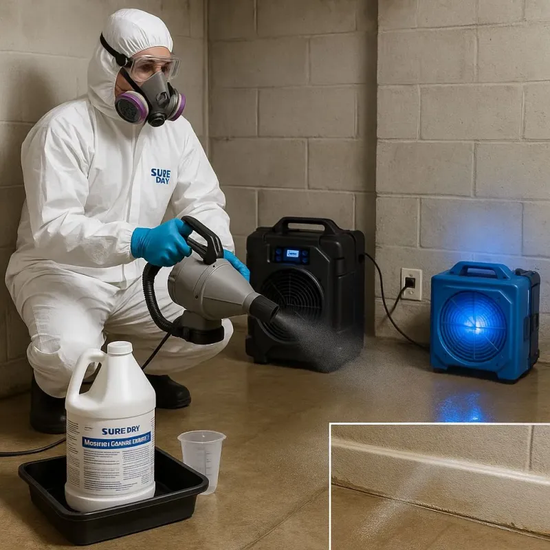 Sanitization and Odor Removal process in Arcadia, IN